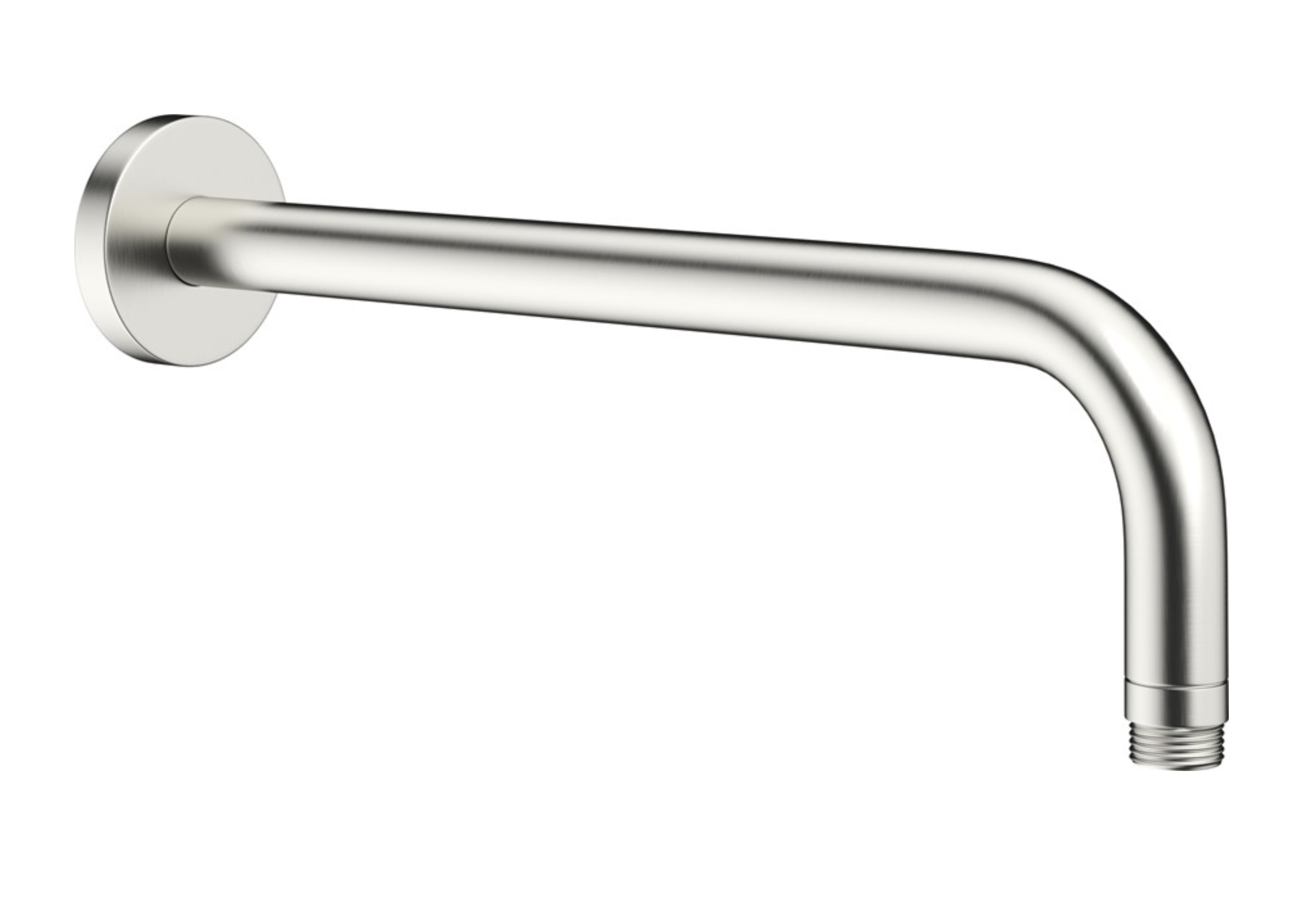 Shower arm Brushed Stainless Steel Effect